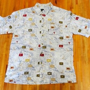 Mens Medium Field and Stream Short Sleeve shirt